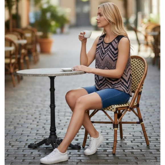 CAROL ROSE Hi Low Tank Top Size Small - Picture 3 of 13